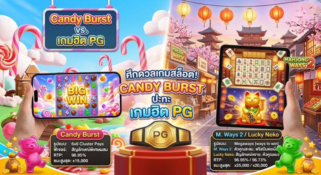 Candy Burst PG เกมแตกหนัก