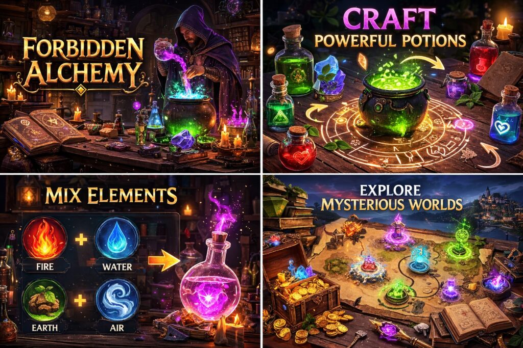Forbidden Alchemy PG Soft รีวิวเกมใหม่ปี 2026 สูตร